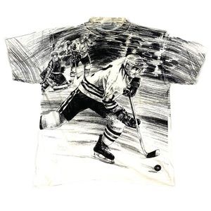 Vintage 1990 Double Side Hockey Shirt